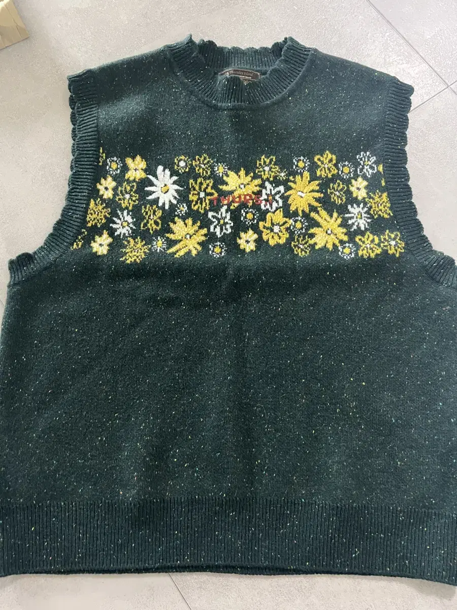 AMOMENTO 아모멘토 BOUCLE LOGO TOP (SKY BLUE) | 브랜드 중고